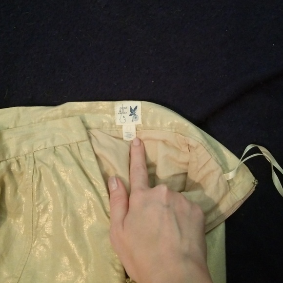 Anthropologie gilded lily skirt - Picture 3 of 4